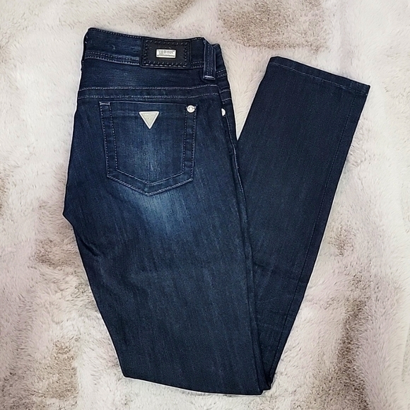 GUESS Premium navy blue Jean size 27 - Picture 6 of 9